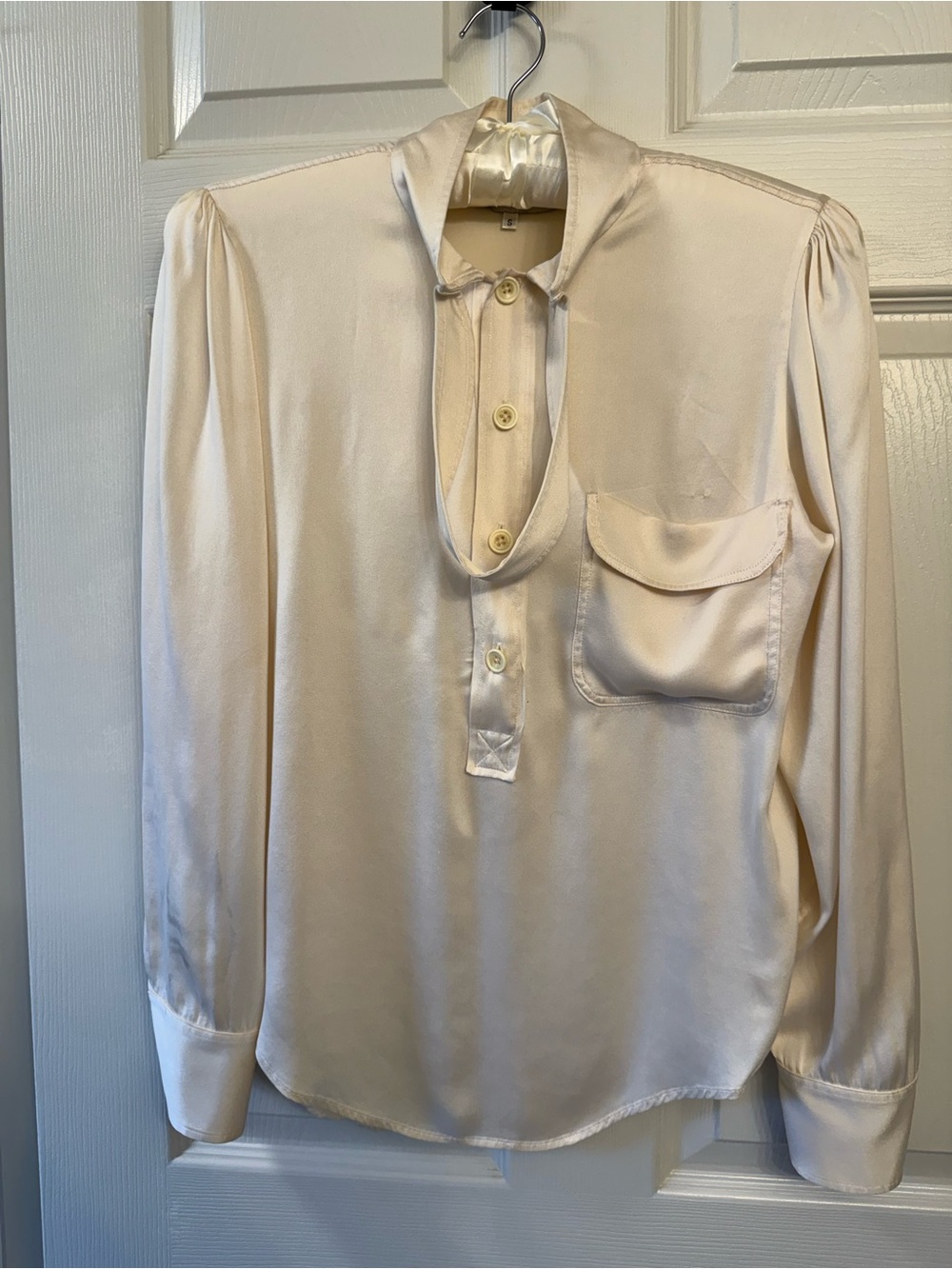 Yves Saint Laurent Rive Gauche Vintage Early 2000s/ Tom Ford Era Silk Blouse